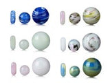 QN70 DAB MARBLE/PILL SET FOR TERP SLURPER ASST COLORS - Bang Bang Vapors, LLC