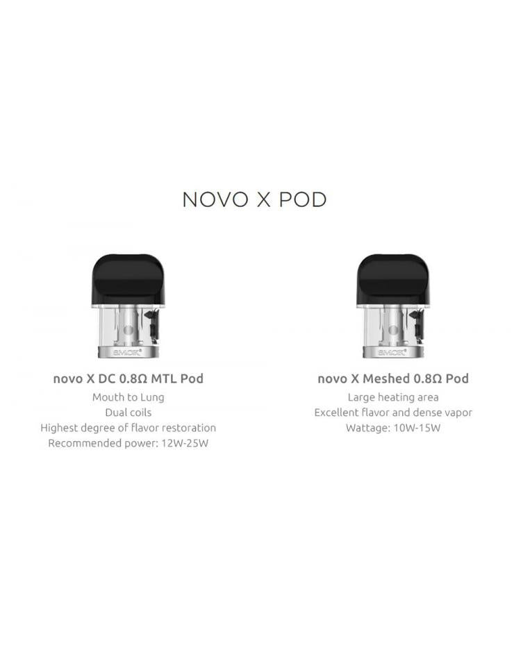 SMOK NOVO X REPLACEMENT POD - Bang Bang Vapors, LLC